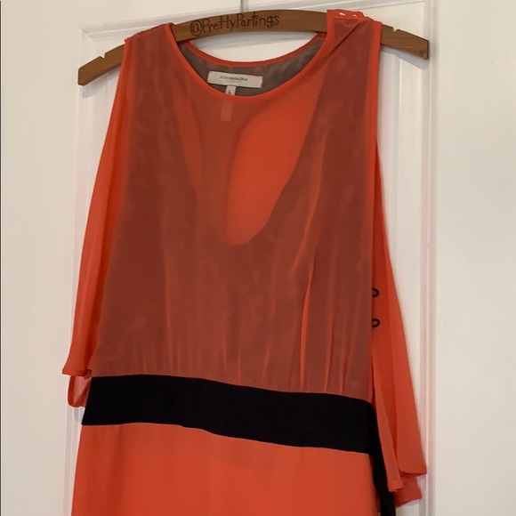 BCBG runway dress coral reef maxi with slit - Picture 2 of 12